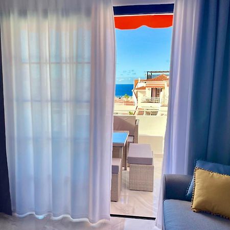 Апартаменты Luxury Diamond - Ocean View, Big Terraces, Air Con, Wifi Лос Кристианос Экстерьер фото