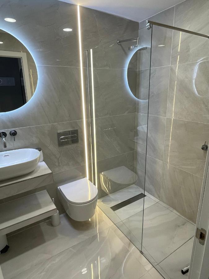 Апартаменты Luxury Diamond - Ocean View, Big Terraces, Air Con, Wifi Лос Кристианос Экстерьер фото